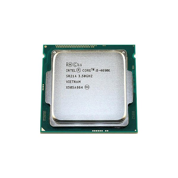 Processador Intel Core I5-4690k 6Mb 3.50Ghz CM8064601710803 LGA 1150 TRAY S/ COOLER