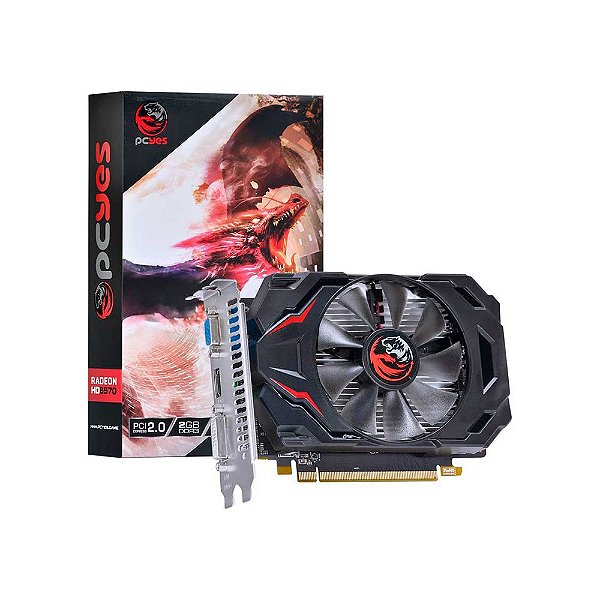 Placa de vídeo AMD RADEON HD 6570 2GB DDR3 PJ657012802D3 PCYES