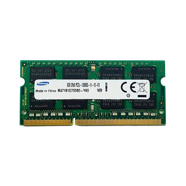 Memória 8GB DDR3L 1600Mhz M471B1G73DB0-YK0 Samsung Sodimm