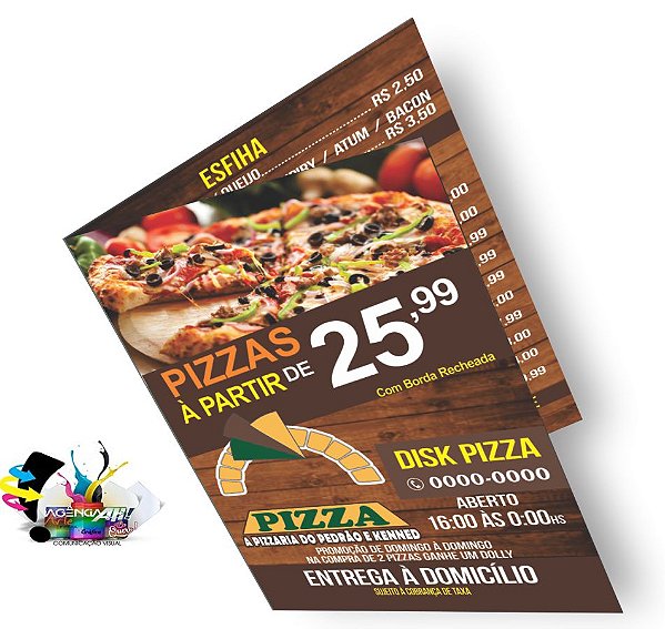FOLDER  COM 1 DOBRA - 90g - 20X14mm ( 500 unidades)