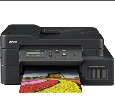 IMPRESSORA MULTIFUNCIONAL INKTANK COLOR DUPLEX WIFI A4, MARCA  BROTHER, MODELO DCPT820DW, PRETO, 110V