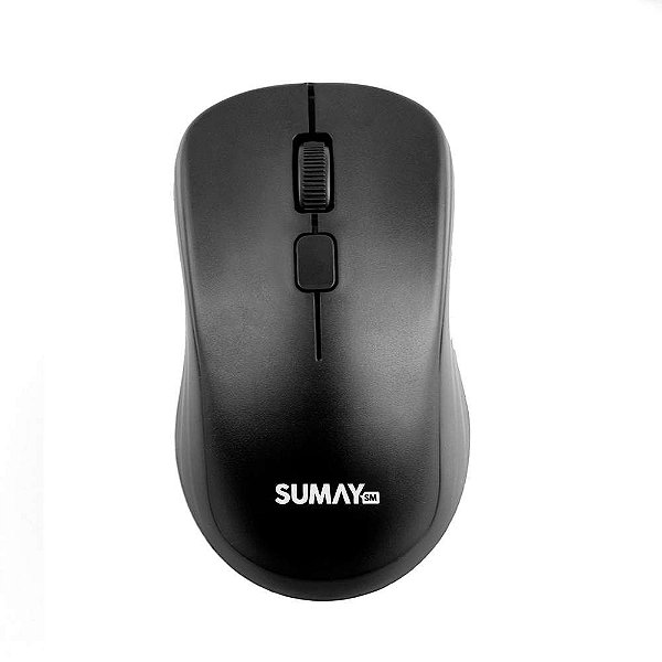 MOUSE COM FIO USB PRETO, MODELO 1000DPI SM-MO1309 - SUMAY