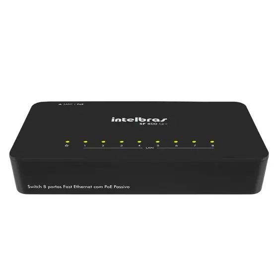 SWITCH 08 PORTAS FAST SF800Q+ - INTELBRÁS