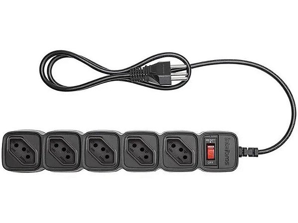 FILTRO DE LINHA 5 TOMADAS EPE205+, BIVOLT 3 METROS - INTELBRAS