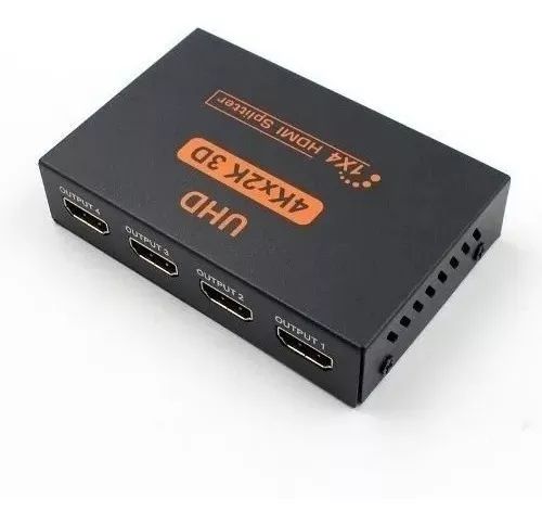 SPLITTER DISTRIBUIDOR DIVISOR HDMI 1X4 4K VERSÃO 4K 3840P SPL - IMPORTADO