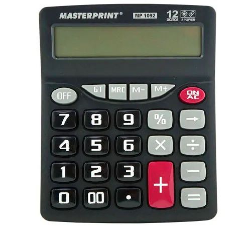 CALCULADORA DE MESA 12 DÍGITOS MP 1092 - MASTERPRINT