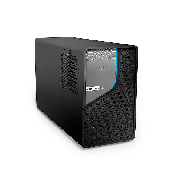 NOBREAK SENOIDAL, 1800VA, WIFI, 8 TOMADAS, BIVOLT AUT, MARCA SMS, MODELO PRO, COR PRETA.