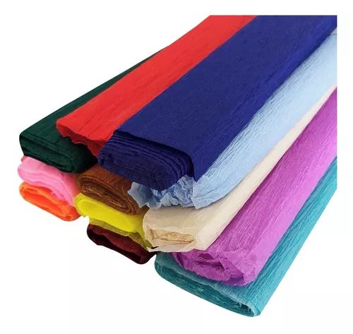 PAPEL CREPOM REALCE TIFFANY 48X2 METROS PCT C/10UND CORES - REALCE