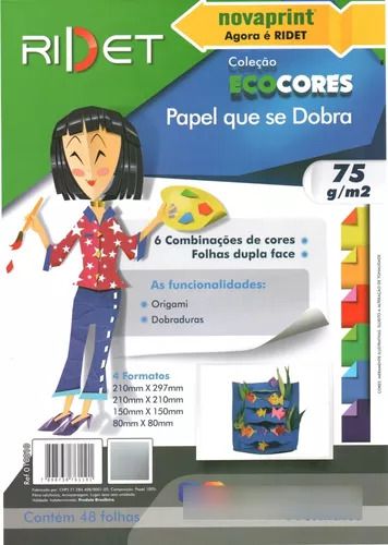 ECOCORESPAPEL QUE SE DOBRA 4 FORMATOS 48FLS - RIDET
