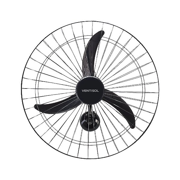 VENTILADOR OSC PAREDE 60CM NEW PRETO  220V  147W PREMIUM - VENTISOL
