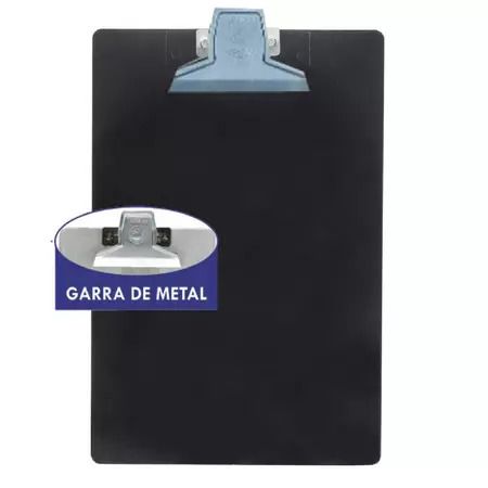 PRANCHETA PLÁSTICA A4 COM PRENDEDOR DE METAL REF.:5050 - CARBRINK