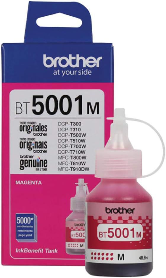 TINTA ORIGINAL BROTHER BT5001M 48,8ML MAGENTA - BROTHER