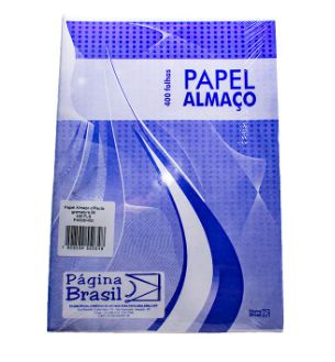 PAPEL ALMAÇO C/PAUTA GRAMATURA 56 400FLS REF.:PA038/400 - PÁGINA BRASIL