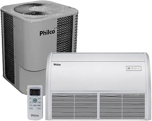 AR CONDICIONADO SPLIT PISO TETO 55000BTU FRIO TRIFÁSICO, MARCA PHILCO, MODELO PAC60000PFM5N, BRANCO, 380V
