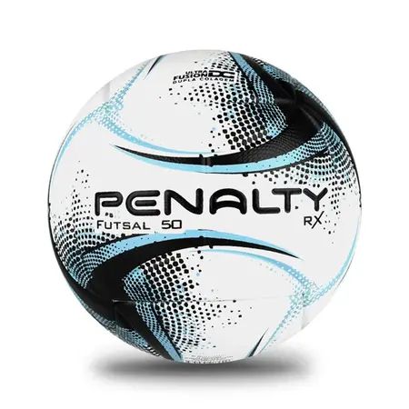 BOLA DE FUTSAL RX 50 XXI INFANTIL BRANCO/PRETO/AZUL