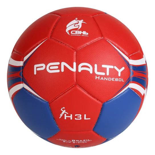 BOLA DE HANDEBOL H3L ULTRA FUSION VII VERMELHA/AZUL