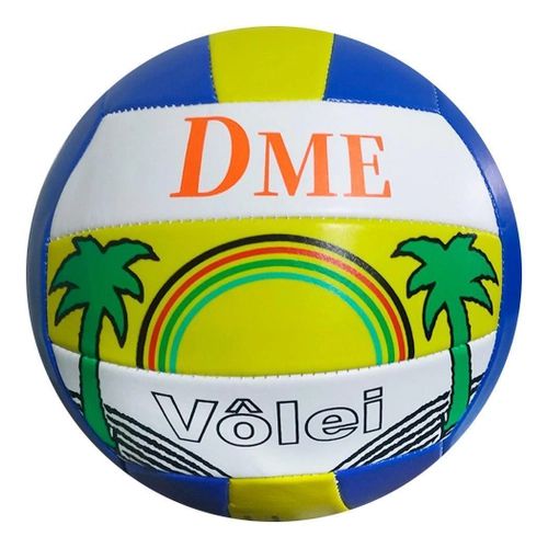 BOLA DE VOLEI COSTURADA - DME X BRANCA/VERDE/AZUL