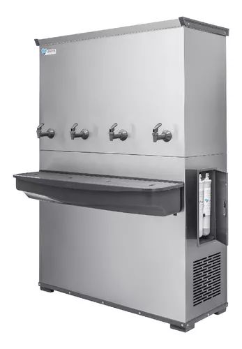 BEBEDOURO INDUSTRIAL AÇO INOX 200 LITROS 4 TORNEIRAS, MARCA CÂNOVAS, MODELO RESISTENT200, 220V