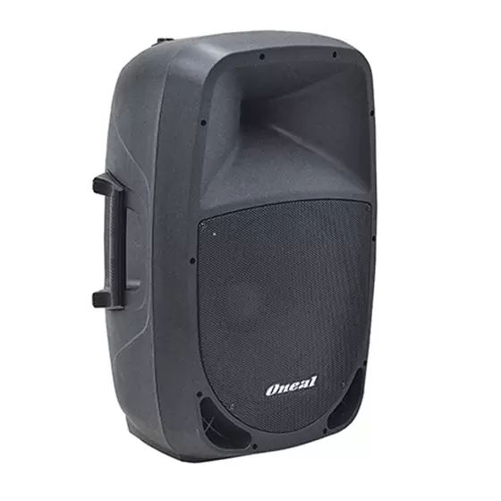 CAIXA DE SOM ACÚSTICA ATIVA 15 POL 180W, MARCA ONEAL, MODELO OPB915BT, PRETA ABS, BIVOLT