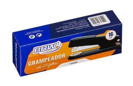 GRAMPEADOR DE METAL PARA 25FLS BASE DE 16CM PRETO GP2077- BRW