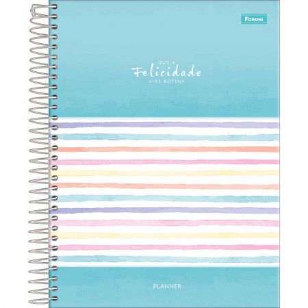PLANNER CAPA DURA PT3DIZAI FSC 177X240MM 80 FLS PAPEL 70G REF.: 56.7931-0 - FORONI