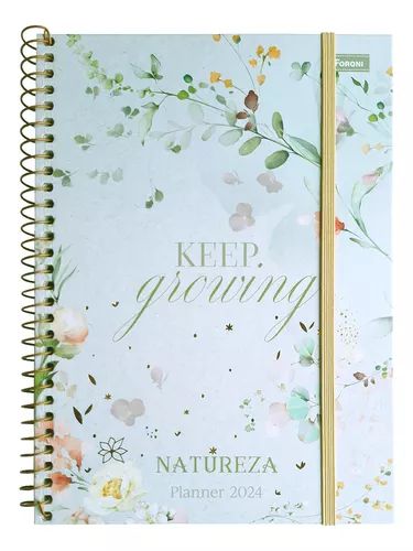 PLANNER CAPA DURA PT3 NATUREZA FSC 177X240MM 80 FLS PAPEL 63G REF.: 56.7937-0 - FORONI