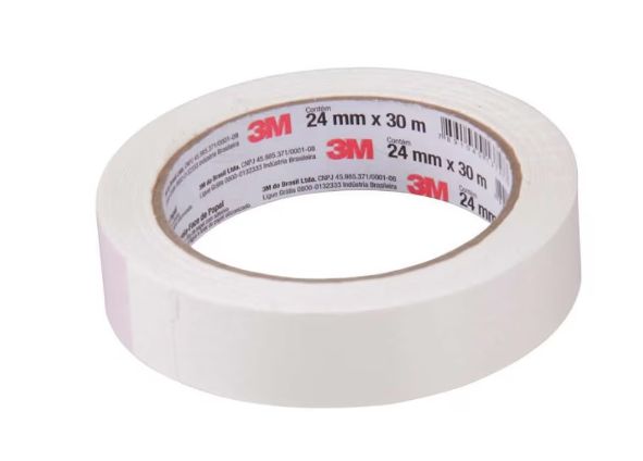 FITA DUPLA FACE 3M SCOTH DE PAPEL 24MMX30M BLISTER RE.: HB004416556- BLISTER