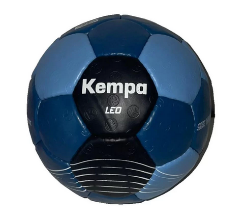 BOLA DE HANDEBOL KEMPA H2 LEO-PU AZUL/PRETO - KEMPA