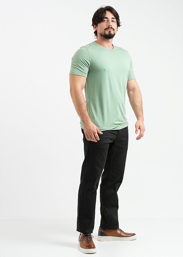 Camiseta Tech Masculina Verde Pataloo Dia A Dia Elastano