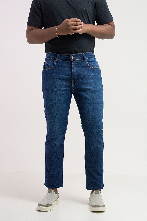 Calça Jeans Masculina Pataloo New Jeans Slim Com Elastano