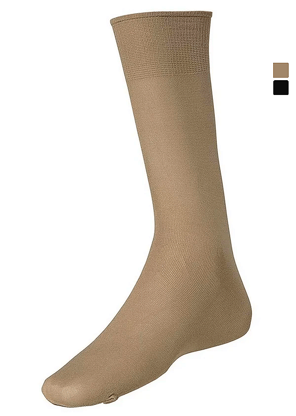 Meia Social Masculina Cano Longo Microfibra Meianyl
