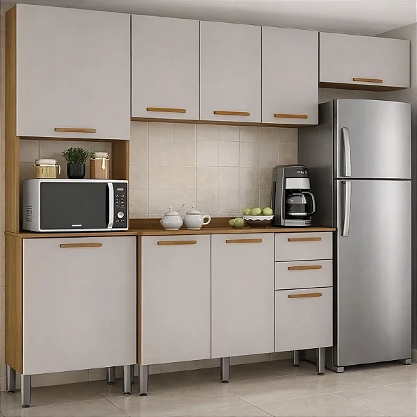 Cozinha New Valência Cinamomo/Off - Sallêto