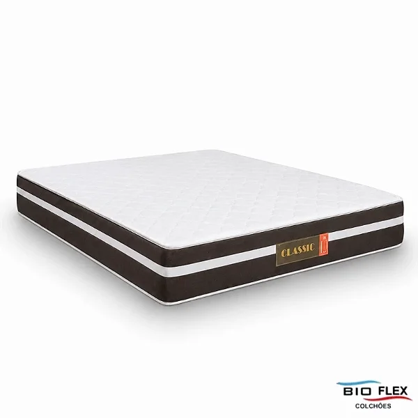Colchão Casal Molas Ensacadas Classic Bioflex 138x188x22 cm | Suporta até 240kg