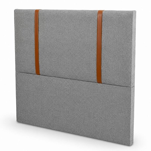 Cabeceira Casal 1,40m Renata Linho Cinza