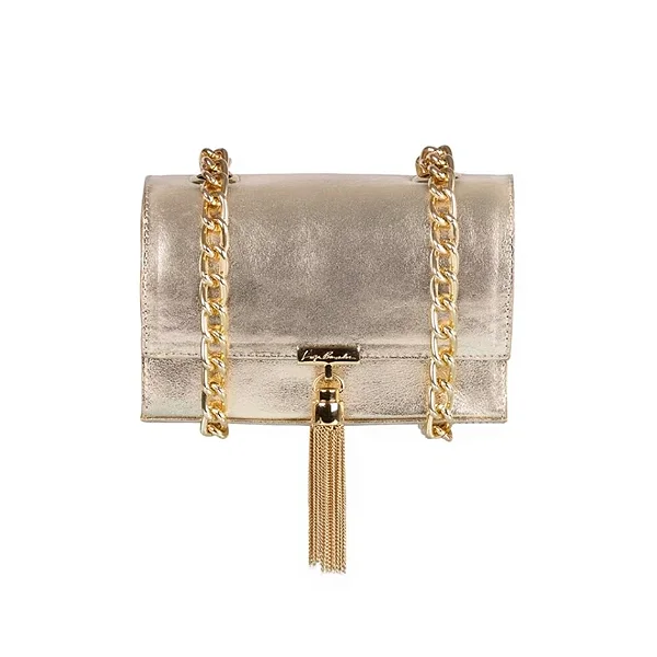 Mini Bag Metalic Luiza Barcelos Ouro Ligth