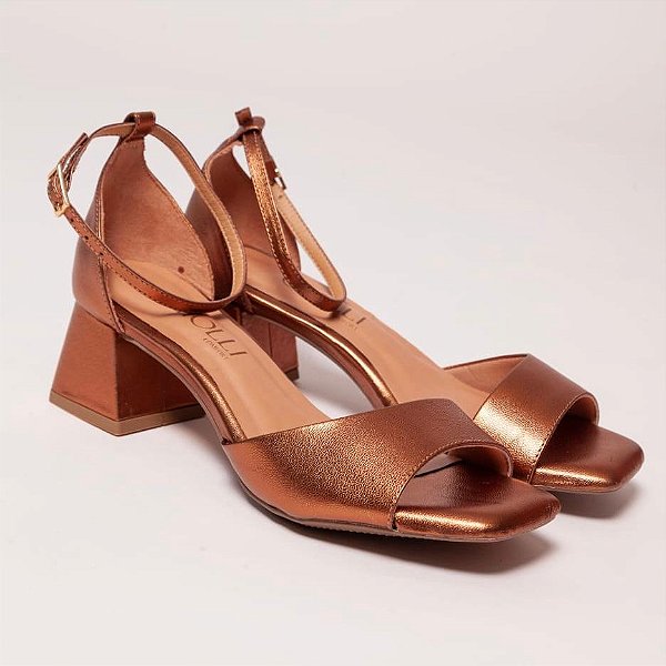 Sandália Carol - Bronze