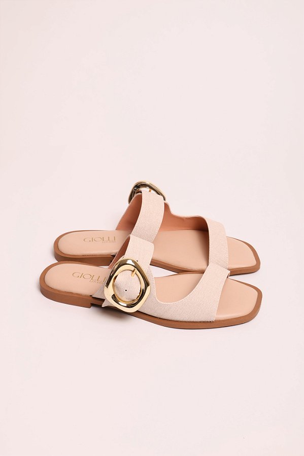 Rasteira GL 11 Linho Off White