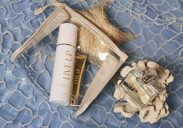 Creme de mãos LIVE UP + necessaire