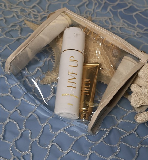 Body Splash LIVE UP + creme de mãos + necessaire