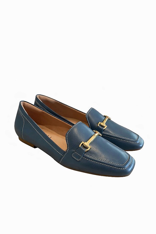 Mocassim Basic Comfort Azul