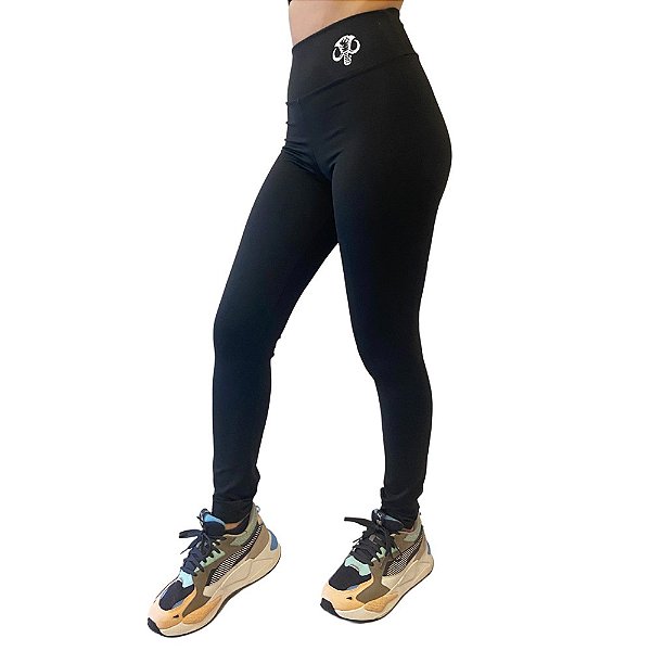 Legging Fitness Cintura Alta Preta