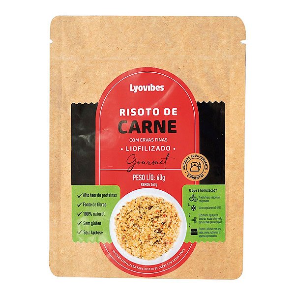 Comida Liofilizada Sopa Proteica de Frango Lyovibes - Mammuth