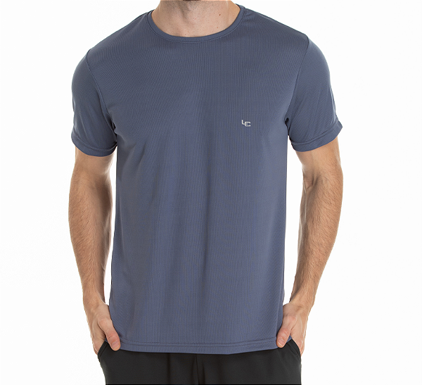 Camisa dry fit Cinza lobato esportes feminina