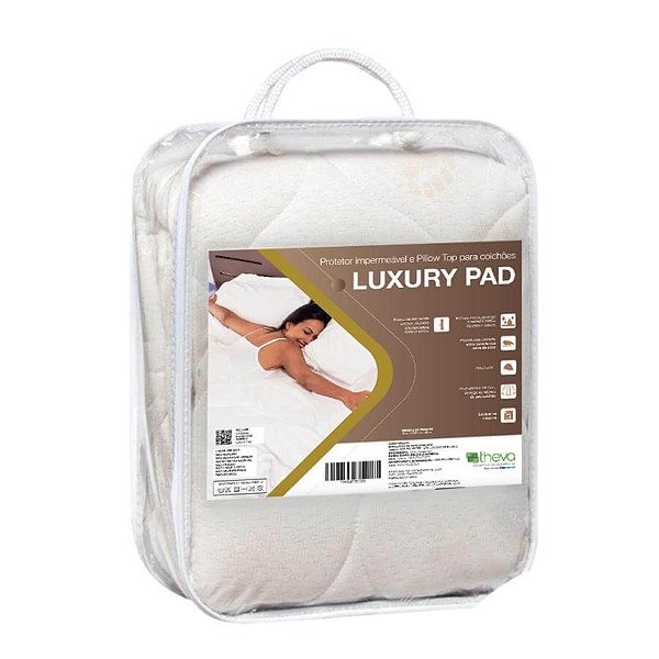 Protetor de Colchão Casal Impermeável Luxury Pad Theva - 138x188