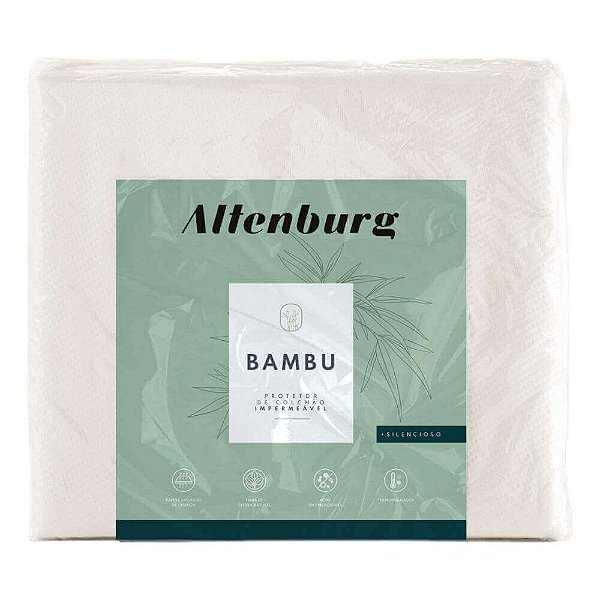 Protetor de Colchão King Impermeável Bambu Altenburg - 193x203