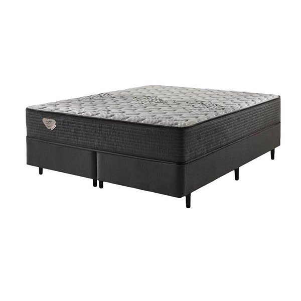 Cama Box com Colchão King Relax Comfort Ecoflex - 193x203