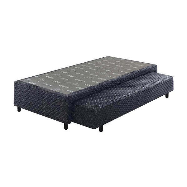 Bicama Box Solteiro Americano Ecoflex com Auxiliar em Mola - 096x203