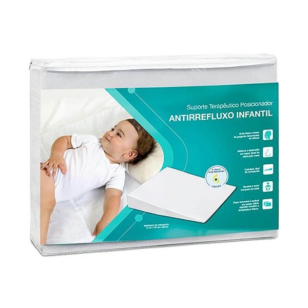 Travesseiro Antirrefluxo Theva Para Crianças Branco