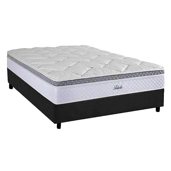 Cama Box com Colchão Casal Herval Toledo - 138x188
