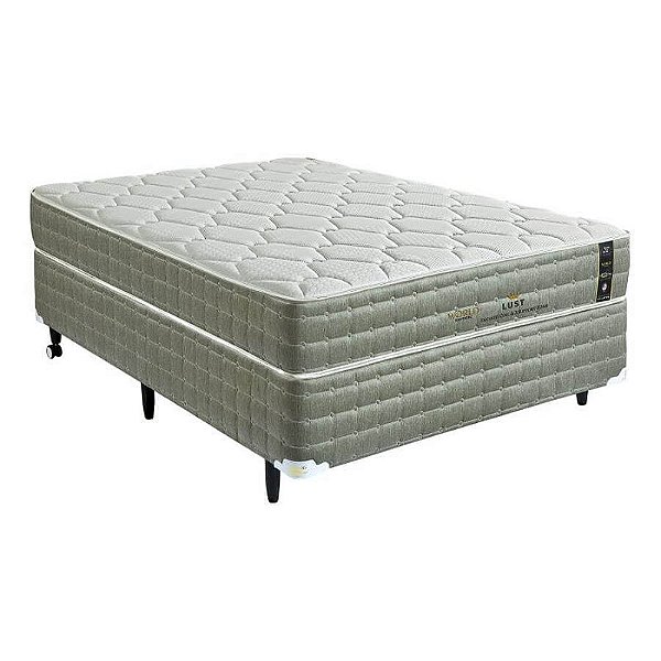 Cama Box com Colchão Casal Lust King Koil - 138x188